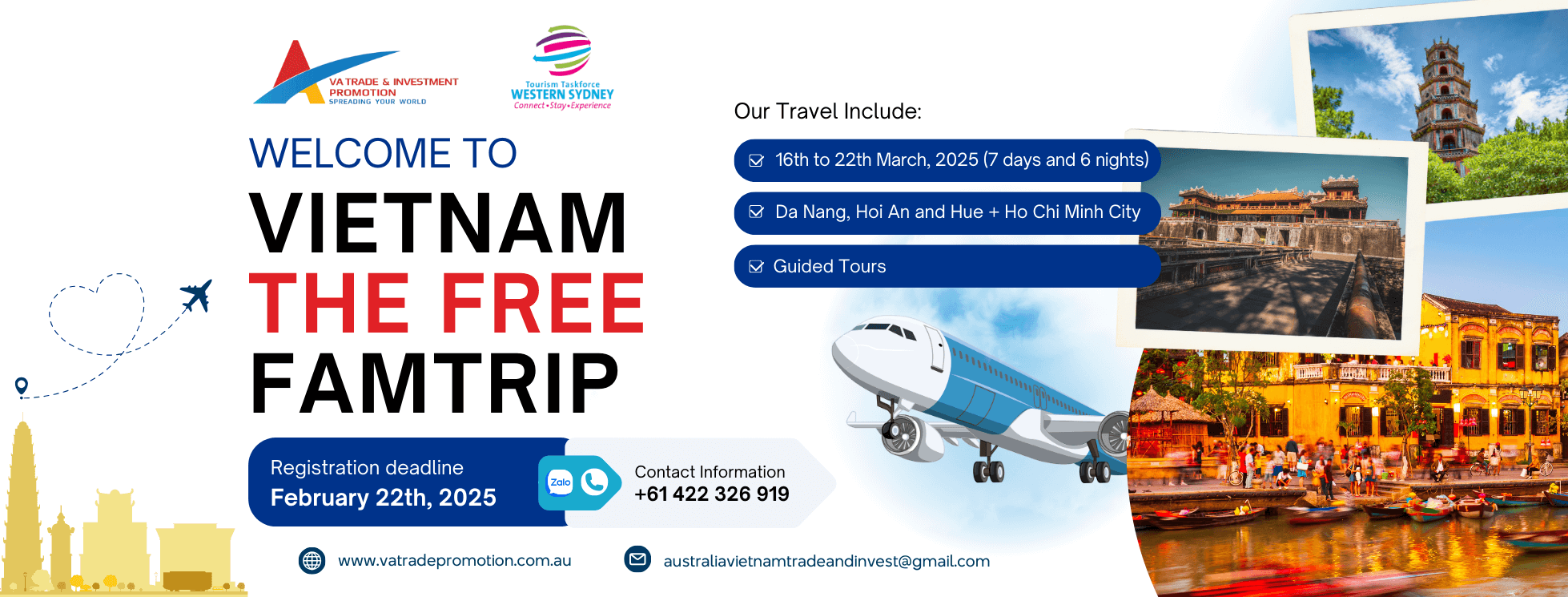 welcome to Vietnam the free Famtrip