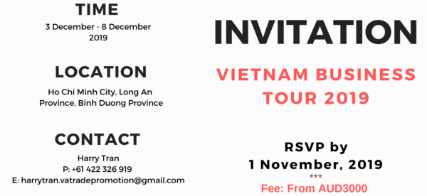 BUSINESS TOUR DECEMBER 2019 INVITATION