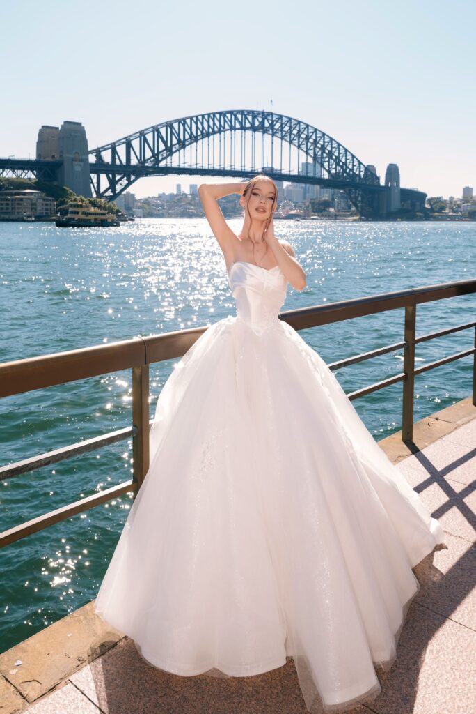 The wedding attire collection at the Global Sourcing Expo.
