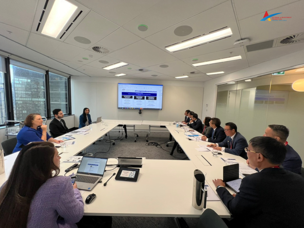 The delegation of GDT of Vietnam has conducted a business trip to work with the Australian Taxation Office (ATO)