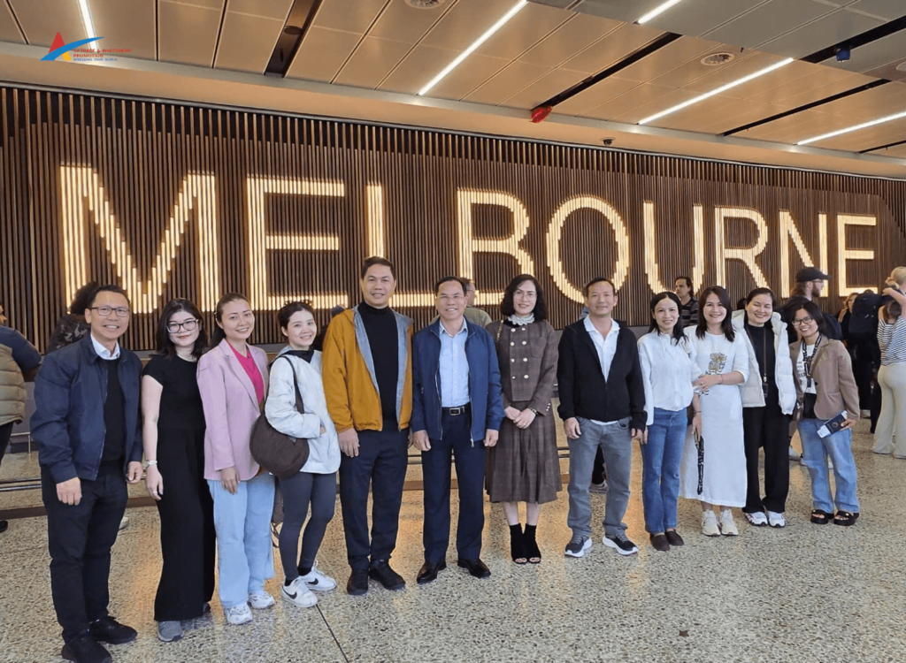 The delegation has arrived in Melbourne