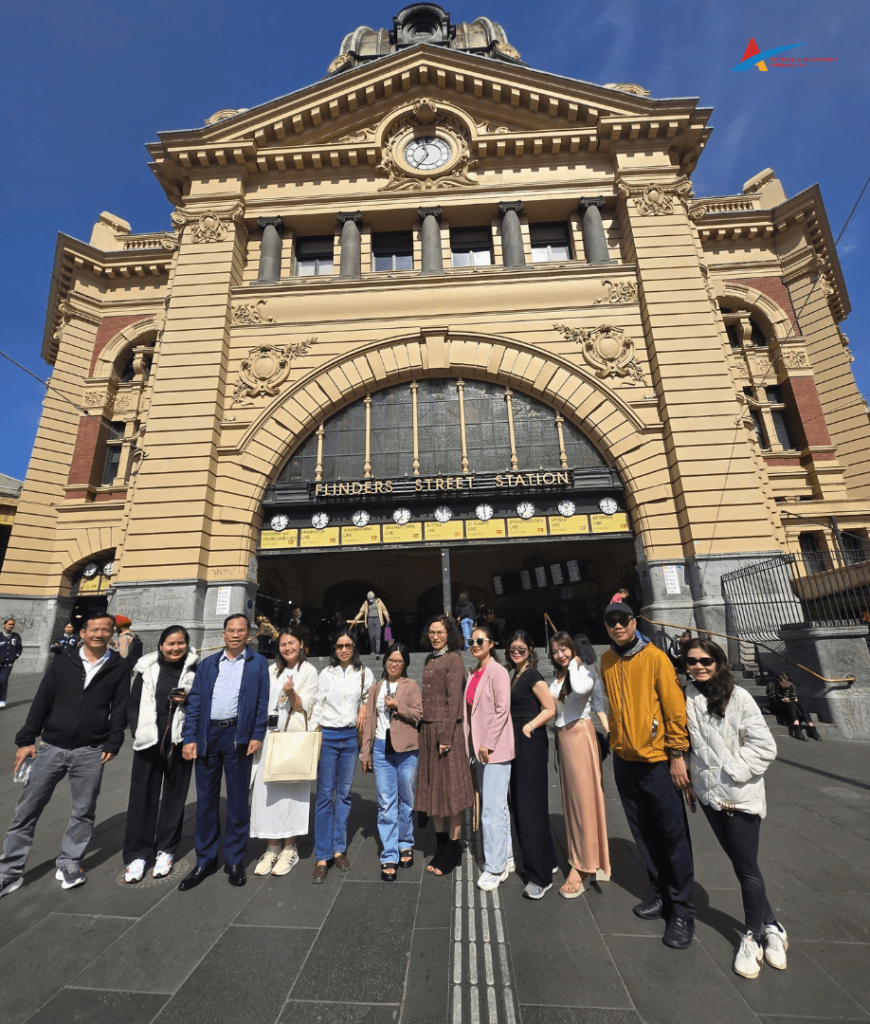 The delegation explored various locations in Australia