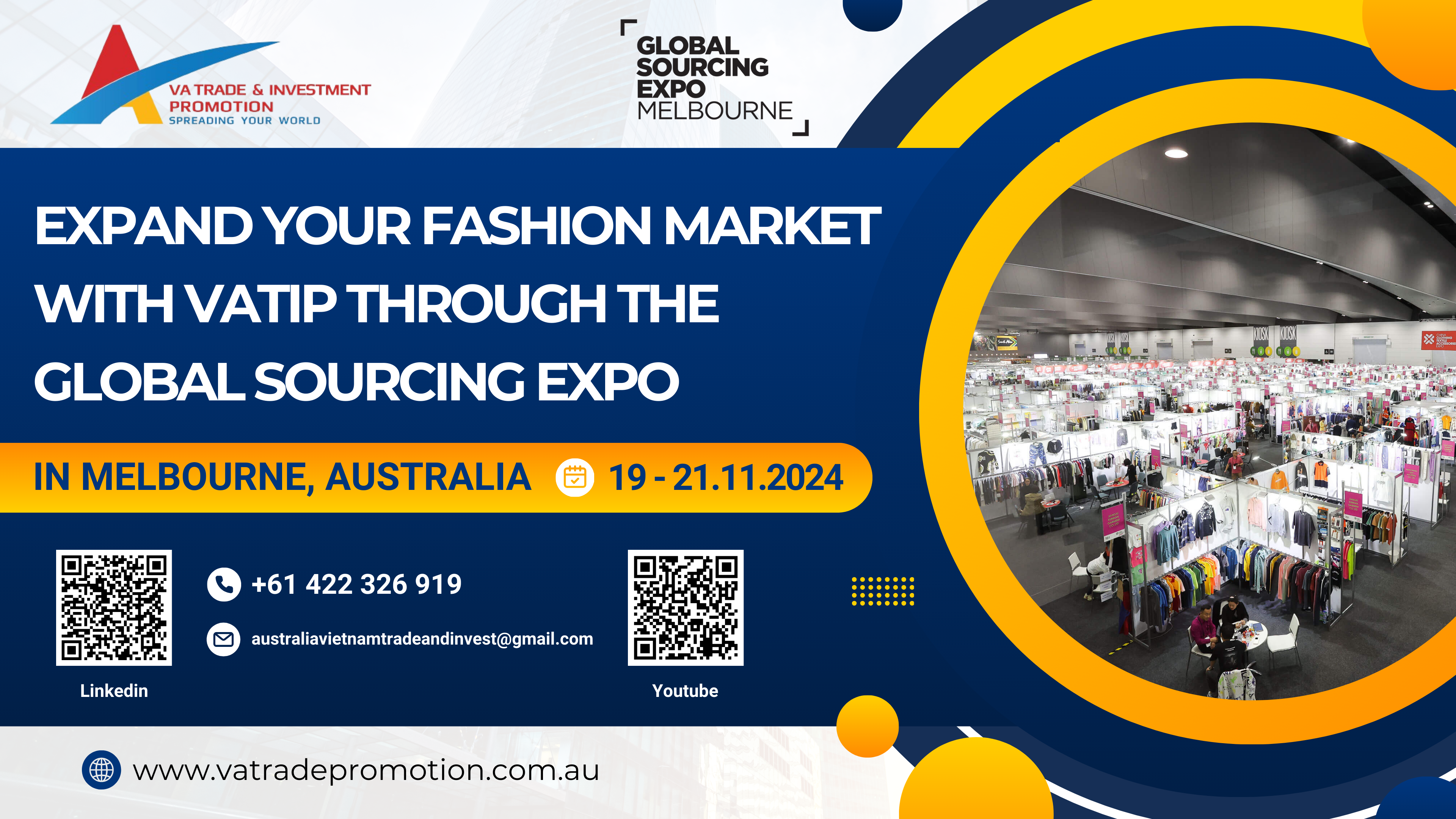 A WONDERFUL OPPORTUNITY TO JOIN THE LARGEST FASHION AND GIFT FAIR IN AUSTRALIA FROM NOVEMBER 19-21, 2024, IN MELBOURNE, AUSTRALIA