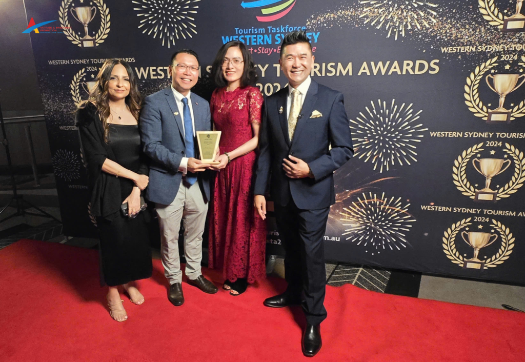 VATIP vinh dự nhận giải thưởng của Hiệp hội Du lịch Tây Sydney